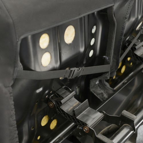FORD TRANSIT CUSTOM PHEV FRONT SEAT COVERS TAILORED (2019-2023) BLACK 102 - Picture 5 of 24