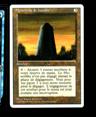 MRM FR/VF Basaltmonolith (Basalt Monolith) MTG Magic FWB 1994