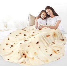 Tortilla Blankets Funny Gifts for Teen Girls Teenage Kids Double Sided 71 Inch