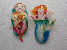 NEW Lot of 2 Jewelry for Girl: Seashell Pierced Earrings  Starfish Necklace