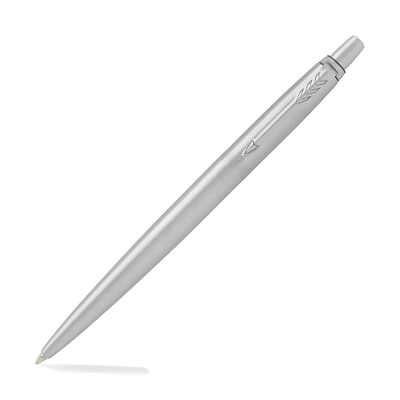 Parker Jotter Stainless Steel Chrome Trim Ballpoint Pen - NEW