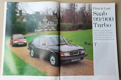 CC 1995 extracted magazine article: First & Last SAAB 99 / 900 Turbo, history of