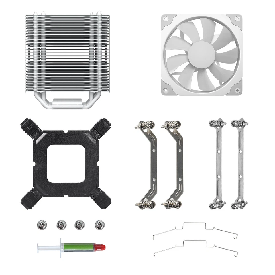 Vetroo V5 CPU Air Cooler Heatsink w/5 Heatpipes 120mm ARGB Fan for 1200 1700 AM4 - Image 2 of 4