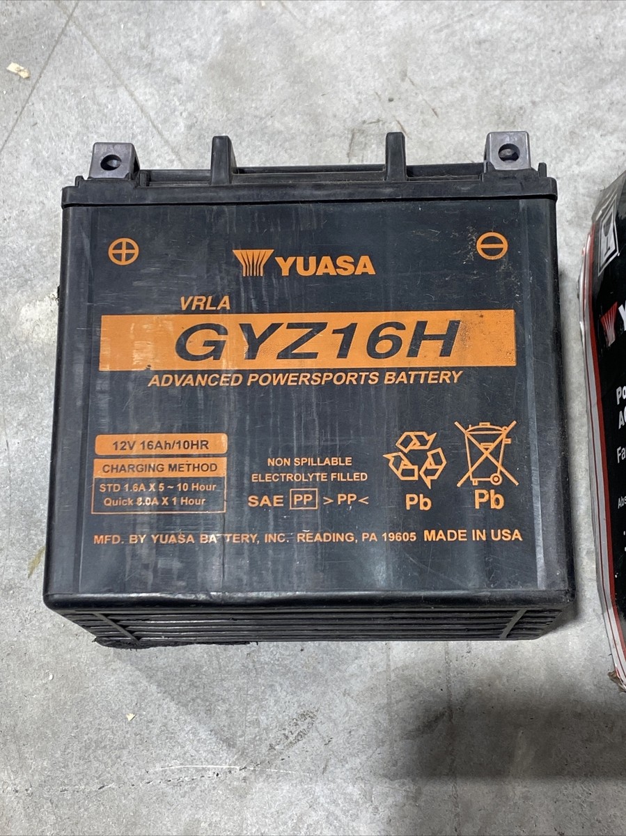 Yuasa GYZ16H Factory Activated AGM High Performance Battery