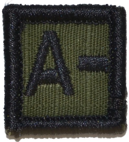 Blutgruppe - 1x1 Militär/Patch Haken Unterstützung (alle Blutgruppen) Armee - Bild 14 von 20