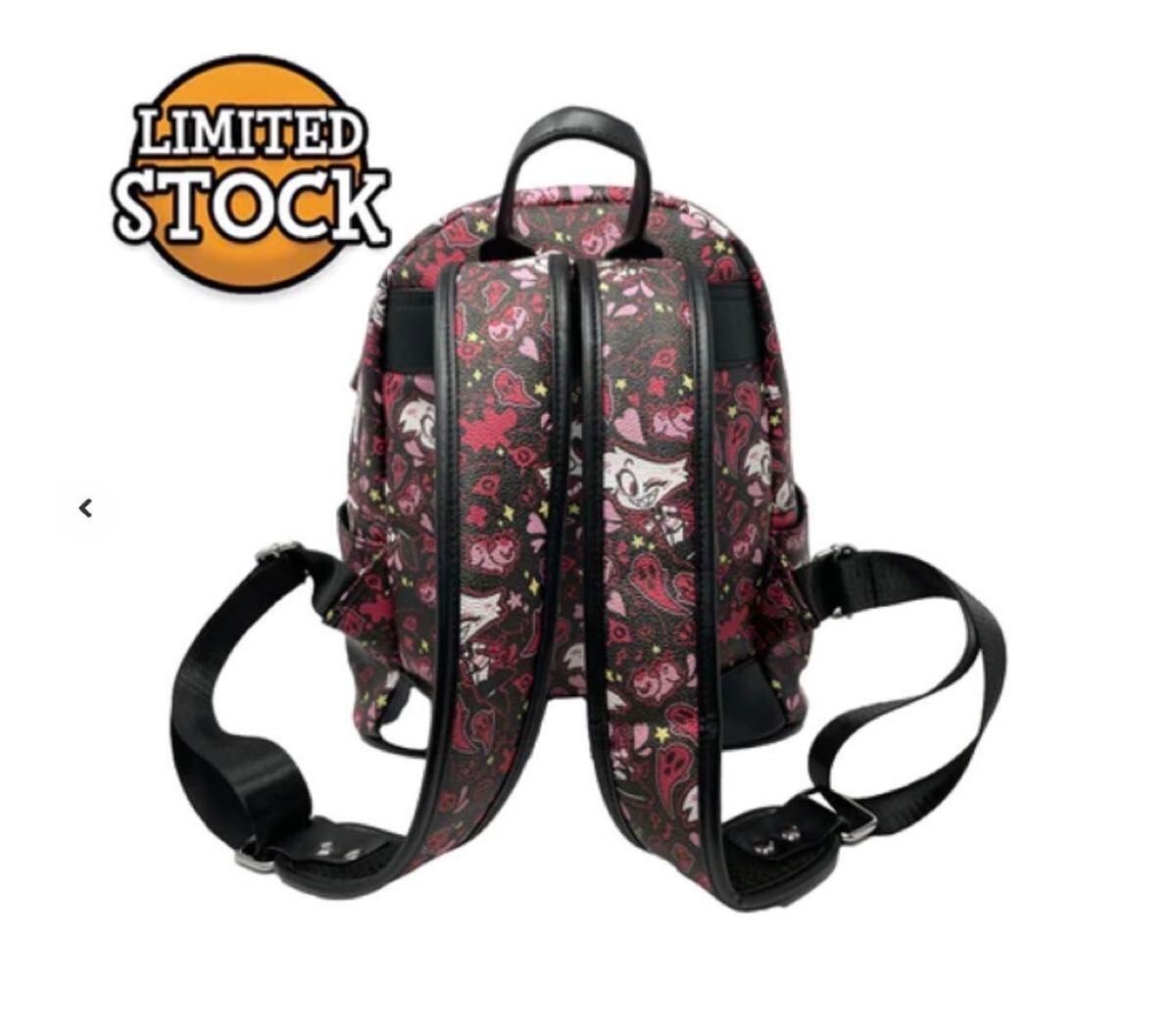 【公式】ハズビンホテル リュック Hazbin Hotel Mini Backpack ORANGE *LAST CHANCE* – Shark Robot