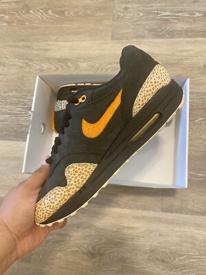 Nike ID Air Max 1 'Atmos Safari' Orange White DO7415-991 Women's 10, Men's  8.5 | eBay