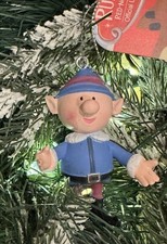 2025 Long Nosed Elf Rudolph Red Nosed Reindeer Christmas Ornament, New w Tag
