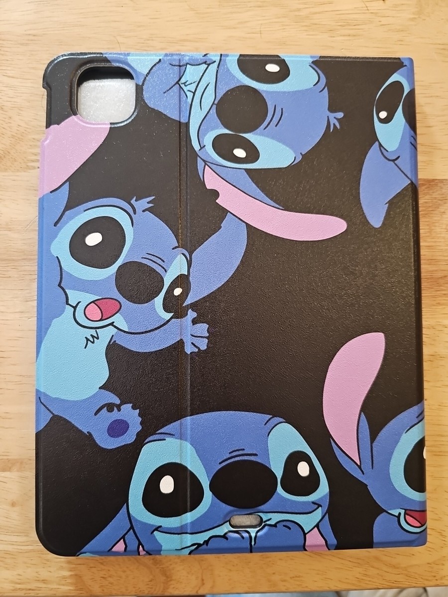 Disney Lilo and Stitch Black Purple Pink Tablet Case Inches X 7