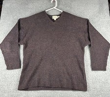 Eddie Bauer Sweater Men  s Sz XL Multicolor Wool/Laine Pullover Long Sleeve VTG