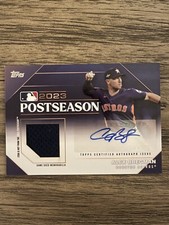 2024 Topps Series 1 Alex Bregman Postseason Performance Autograph Relic /50 SP