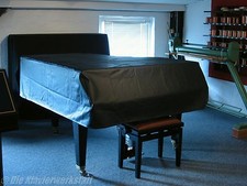 Fl&uuml;gel  bis 157 cm Decke Abdeckung Schutz H&uuml;lle schwarz Skai gepolstert