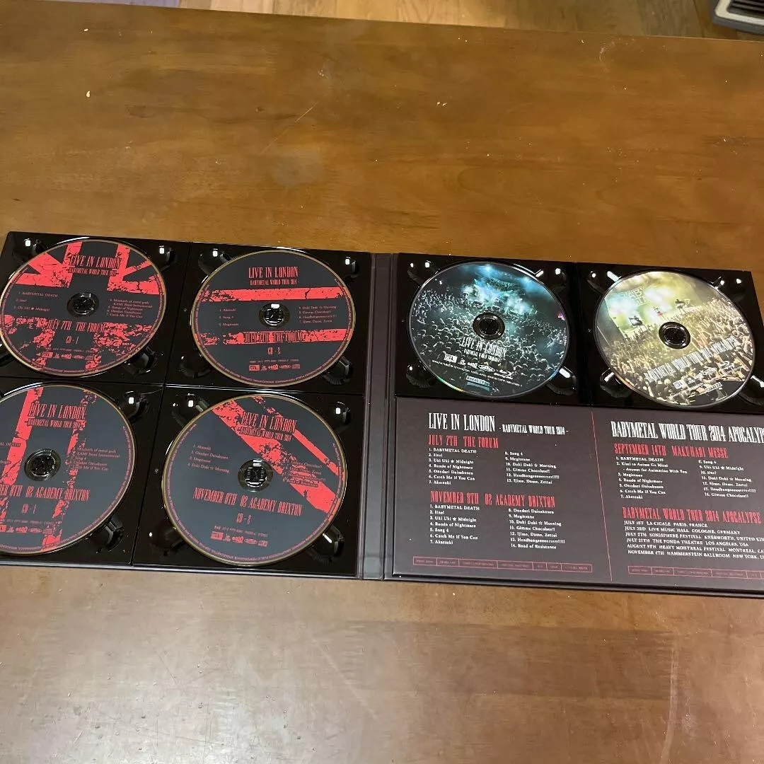 BABYMETAL WORLD TOUR 2014 APOCALYPSE Blu-ray THE ONE LIMITED Boxed