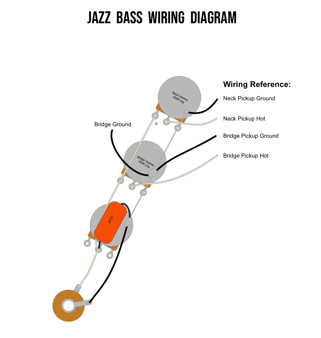 Precision Made Jazz Bass Wiring Harness J BassCTS eBay