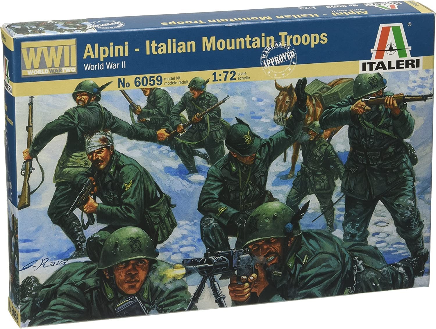 Хобби фирмы Italeri 6059S Итальянские горные войска Alpini времен 2-й мировой войны