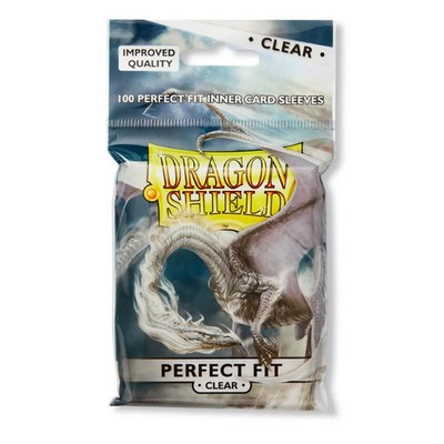 Dragon Shield Standard Perfect Fit Sleeves Clear/Clear 100er
