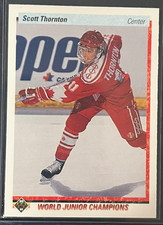 1990 UPPER DECK #459 SCOTT THORNTON ROOKIE CARD