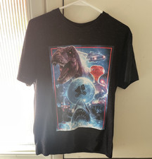 Universal Studios T-Shirt - Jurassic Park/ET/Jaws/Back to the Future - Size S
