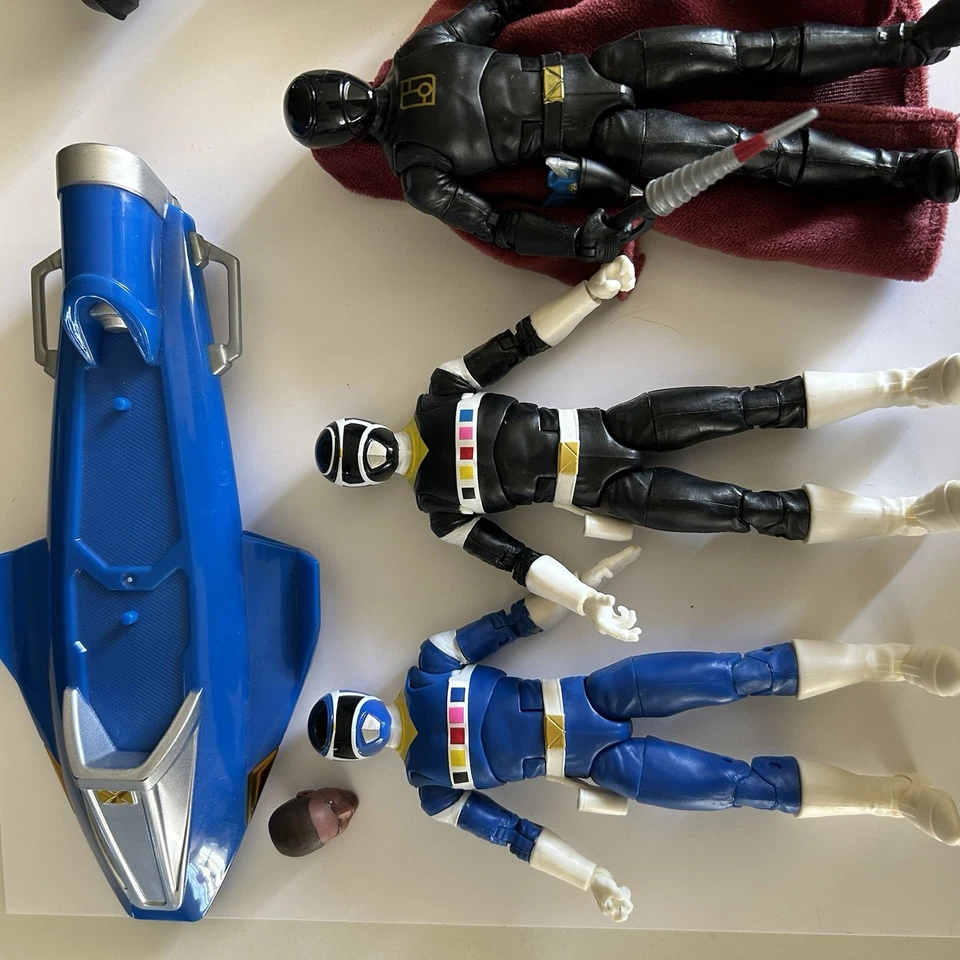 Lote de 6 figuras de acción Power Rangers Lightning Collection In Space Rangers Foto 2 de 4