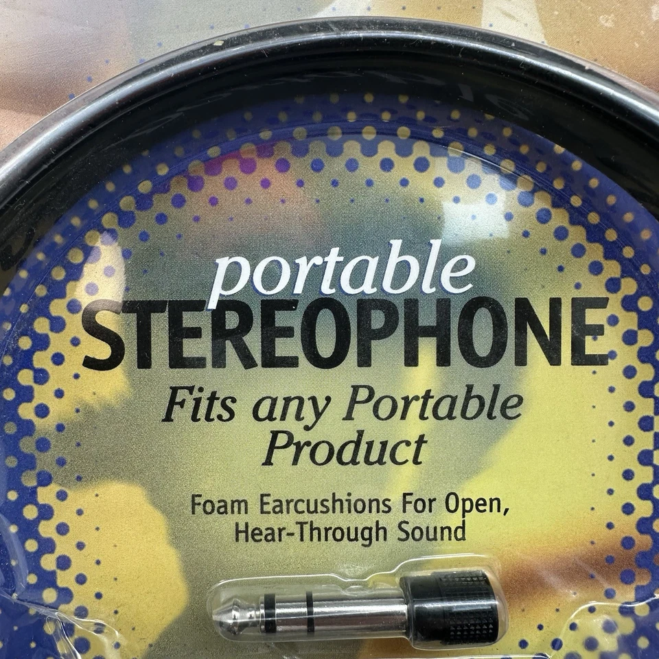 Koss HP-7 Stereophone Headphones Portable Stereophone Original Blister Pack NOS - Image 3 of 4