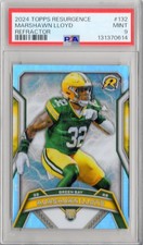 Marshawn Lloyd 2024 Topps Resurgence Refractor PSA 9 POP 1