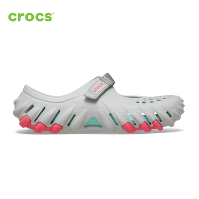 NEW CROCS Echo Mary Jane Fade 213383 Atmosphere/Multi Gray Pink | eBay