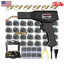 Plastic Welder Kit Soldering Hot Stapler Bumper Repair Welding Gun 800 Staples