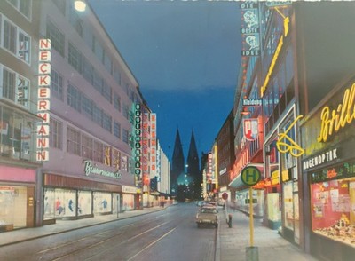 Ansichtskarte Bremen Obernstraße Geschäfte Schneider Neckermann Und So...