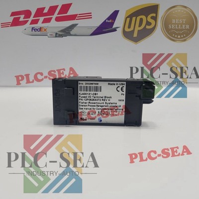 KJ4001X1-CB1 EMERSON Delta V Fused I/O Terminal Block 1x New Sealed Via FEDEX