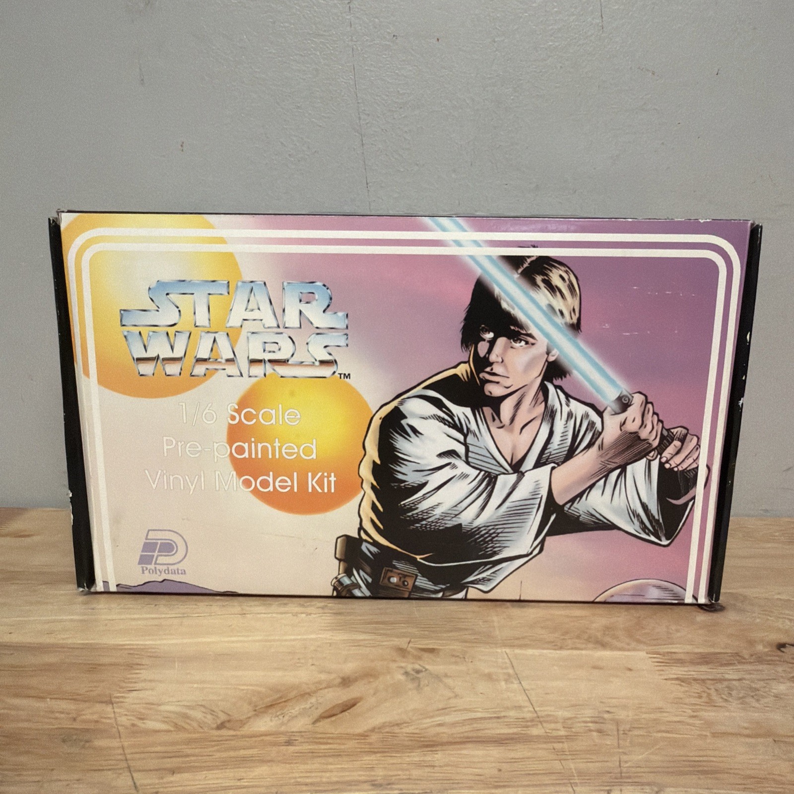 STAR WARS-Sealed NEW 1995 Luke Skywalker 1/6 Scale Pre-Painted Vinyl Model Kit