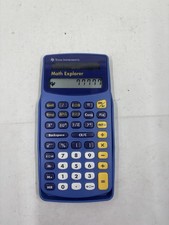 Texas Instruments Math Explorer Calculator W/ Cover Tested Works
