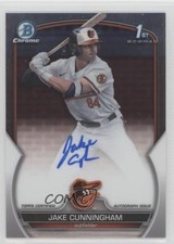 2023 Bowman Draft Chrome Prospect Auto Jake Cunningham #CDA-JCU Auto 0l44