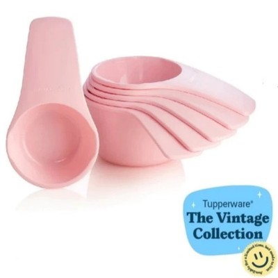 Tupperware Measuring Cup Set 6 Pc Vintage Collection Cooking Baking Tool