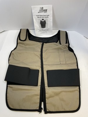 Cool Zone Pro Cool Vest By 50 Degree Company Lg Khaki 