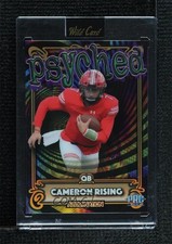 2023 Alumination Rookie Card Edition Swirl Rainbow Foil 49/75 Cameron Rising rf2. rookie card picture