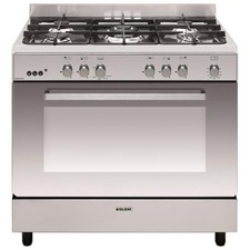 glem piano de cuisson gaz 109l 5 feux inox ge960cmix2