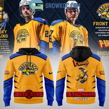 Providence Bruins Marvel Wolverine Uniform 2025 Hoodie 3D New