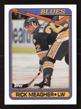 1990-91 Topps #125b Rick Meagher C02