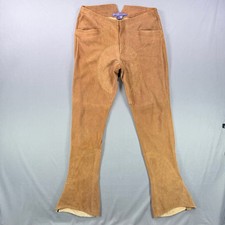 Ralph Lauren Collection Purple Label Womens 6 Brown Suede Western Concho Pants