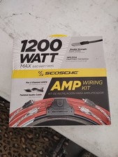 Channel Car Stereo Amplifier Wiring Install Kit 1200W