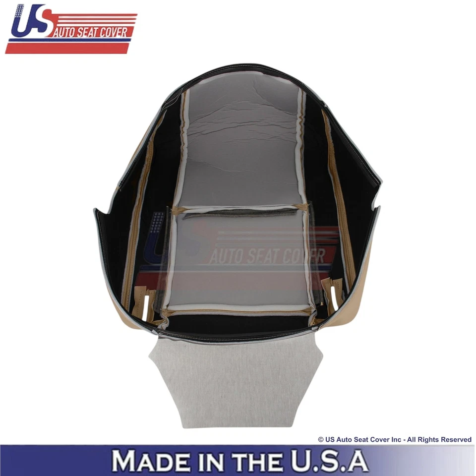 Cubiertas de repuesto delanteras de cuero genuino roble oscuro para Toyota Sienna 1998-2003 Foto 3 de 4