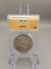 1887-S  Morgan Silver Dollar $1 - ANACS AU53