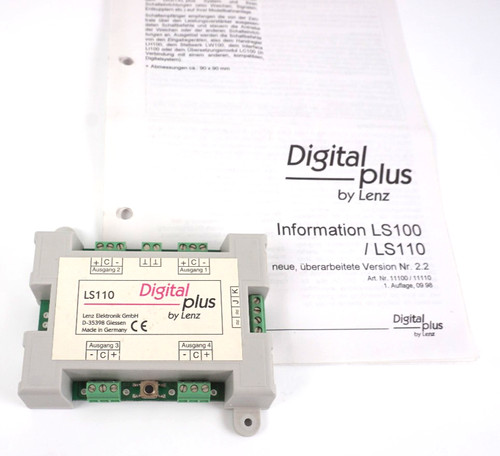 Receptor de conmutación Lenz 11110 Digital plus LS110 4 velocidades - ZYAZ/6408 | Condition: Gebraucht