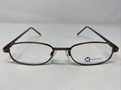 Modern Optical LONER ANTIQUE BROWN 50-20-145 Full Rim Eyeglasses Frame E549