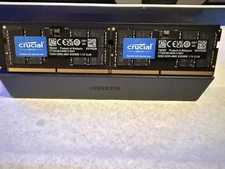 Crucial 64GB (2x32GB) DDR5-4800 CL40 SODIMM Laptop Memory Kit