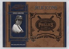 2004 Playoff Prime Cuts II MLB Icons 7/50 Steve Carlton #MLB-80 HOF 12jy