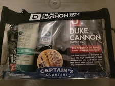 Duke Cannon Supply Co Captain's Quarters Gift Set Soap Hand Balm Lip Balm & More