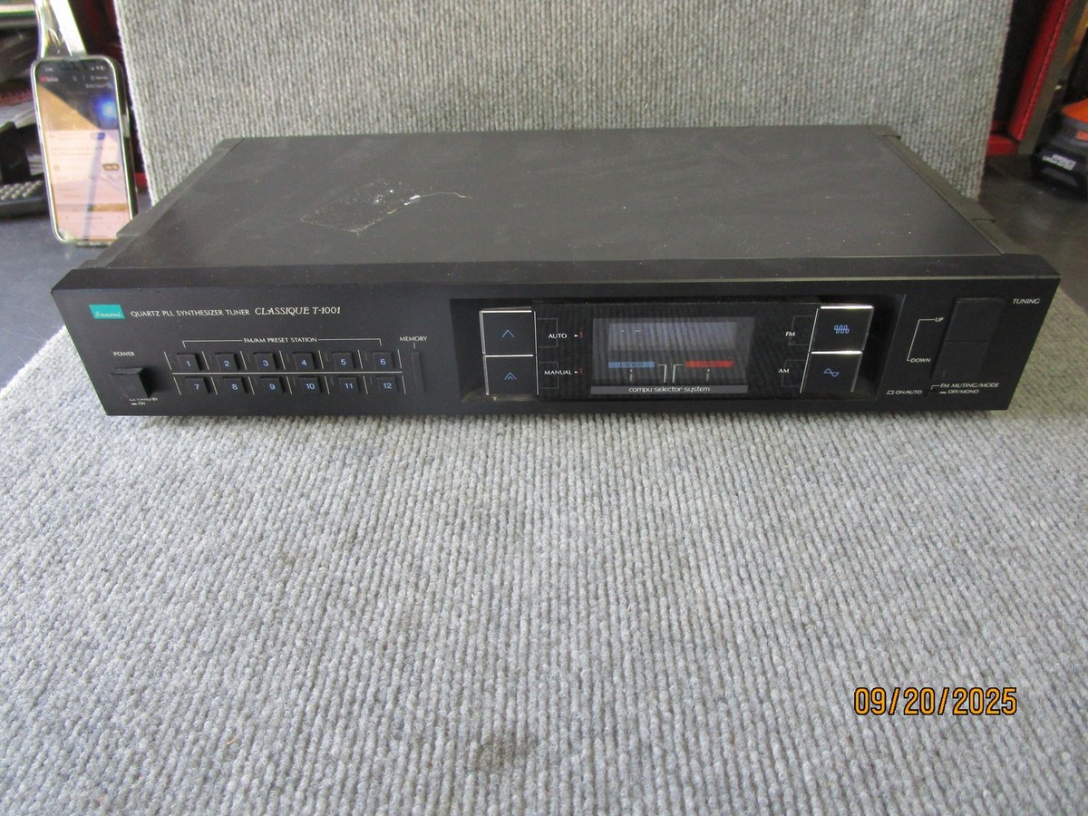 Sansui Quartz PLL Synthesizer Tuner Classique T-1001 | eBay