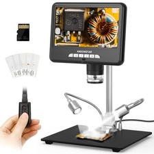 Andonstar HDMI Digital Microscope AD207SPro, Soldering Microscope, Coin Micro...