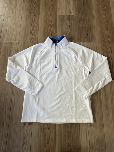 RLX Ralph Lauren Golf Mens 1/4 Zip Pullover White Sz Large - Picture 4 of 7